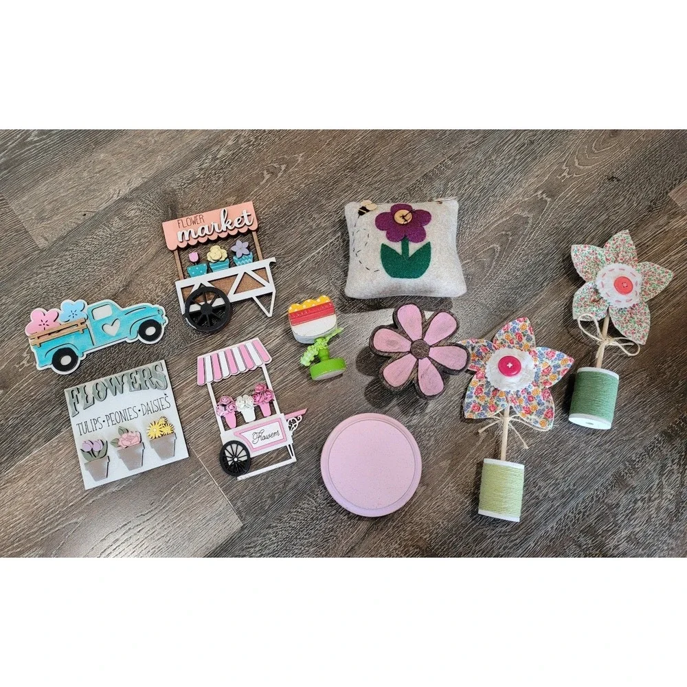 Spring tier tray decor‎ Bundle #6